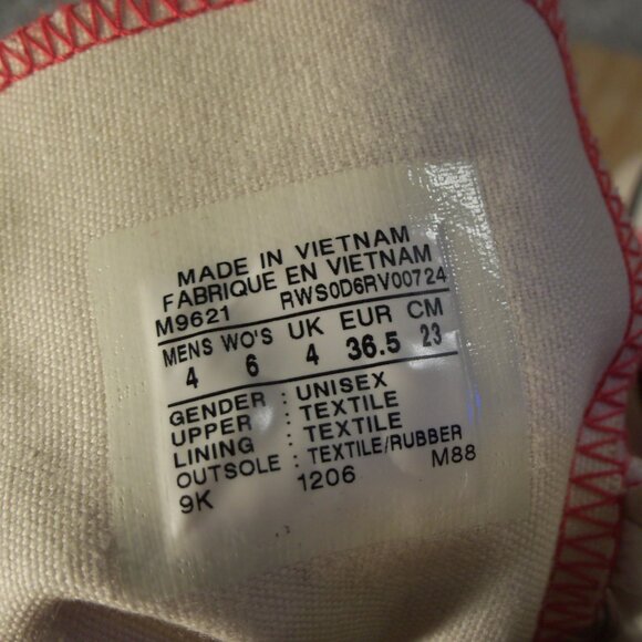 CONVERSE Red Hi-Top Shoes - Picture 5 of 5